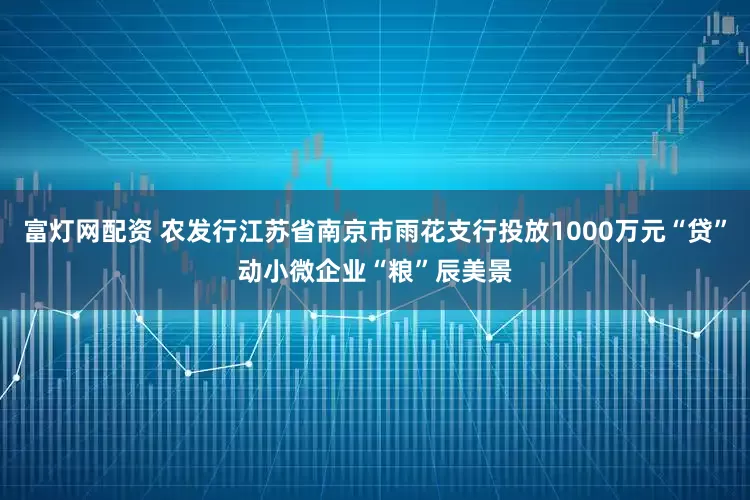 富灯网配资 农发行江苏省南京市雨花支行投放1000万元“贷”动小微企业“粮”辰美景