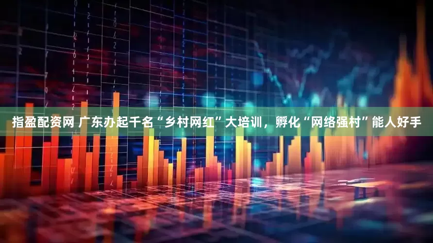 指盈配资网 广东办起千名“乡村网红”大培训，孵化“网络强村”能人好手